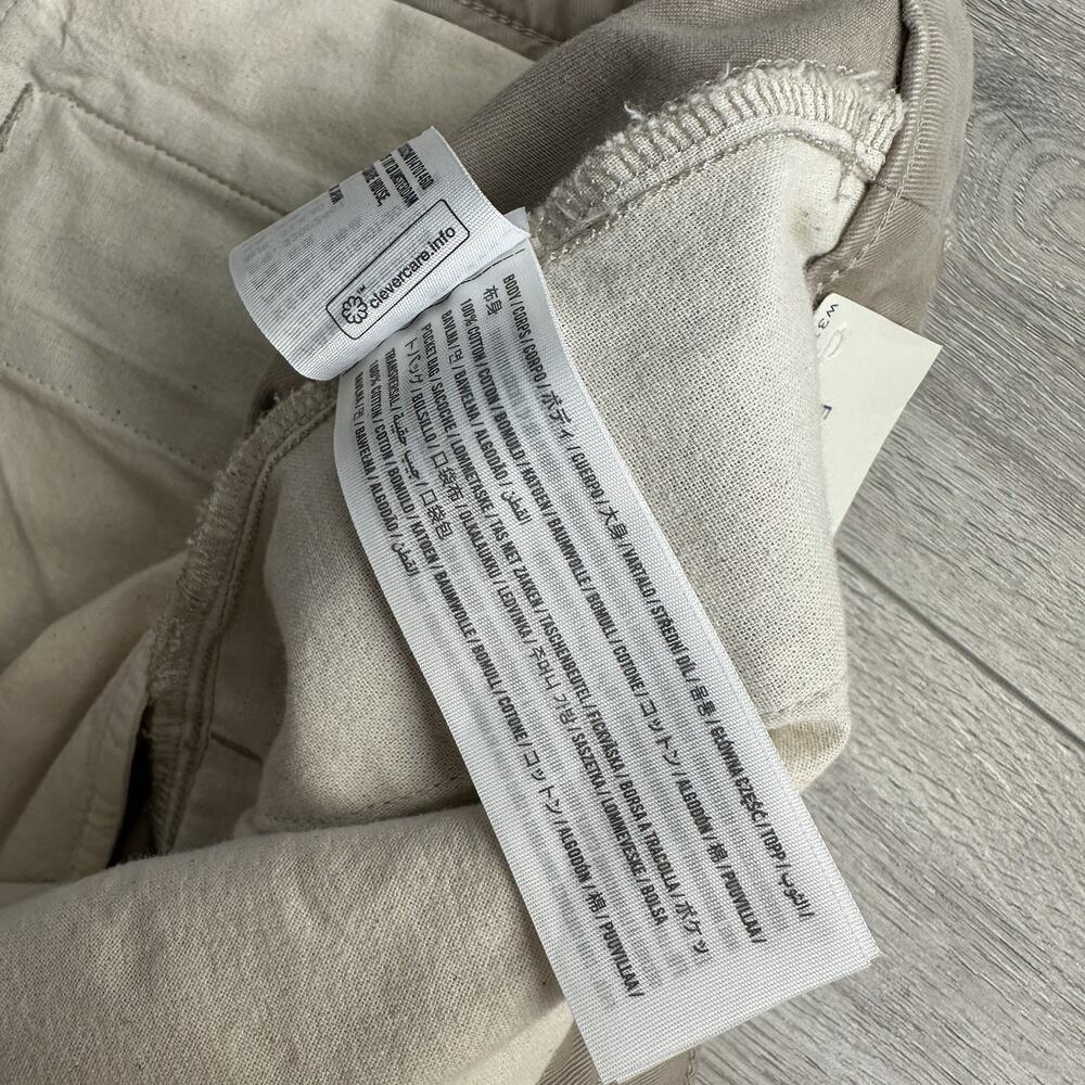 Hollister Pants Mens 31/30 Beige Extreme Baggy Khakis Wide Leg Pleated - Picture 3 of 6
